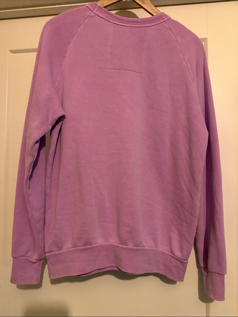 Aviator Nation Lavender Crewneck with Pink Lightning Graphic - Picture 7 of 7